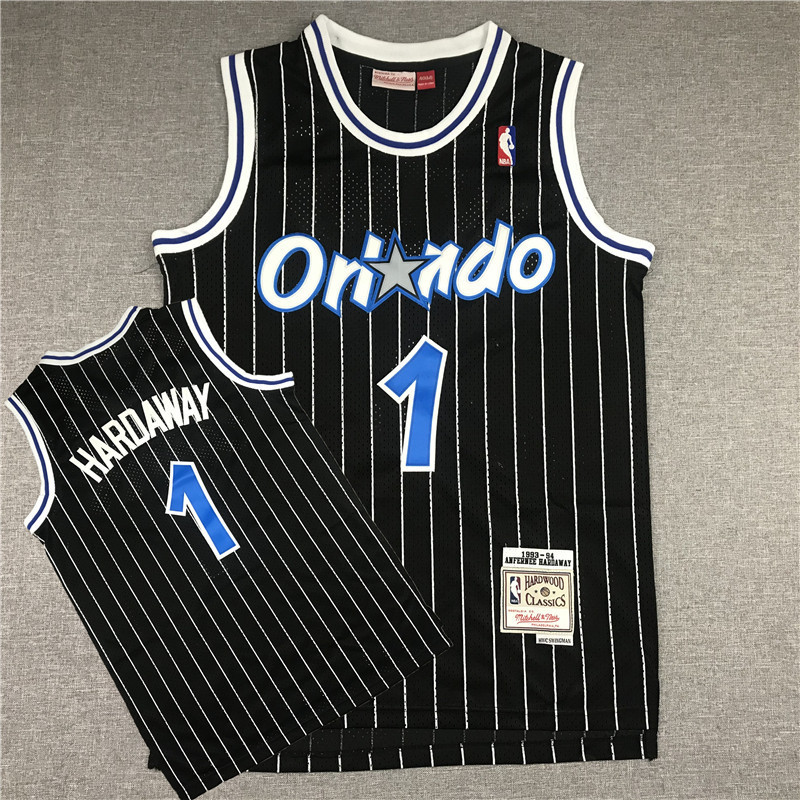 Mitchell & Ness Penny Hardaway Orlando Magic Hardwood Classics Authentic Vintage Jersey - Black