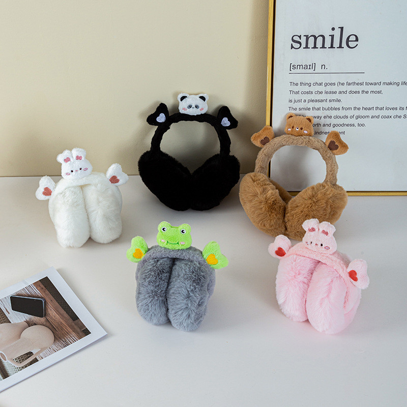 MB Earmuff Fasion Series Fluffy baby kids Korean cartoon doll character ...