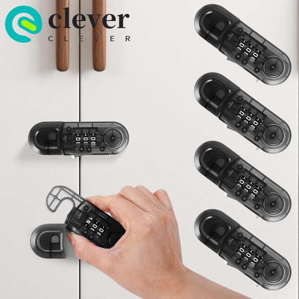 CLEVER Drawer Password Lock, Plastic Anti-theft Cabinet Door Safety ...