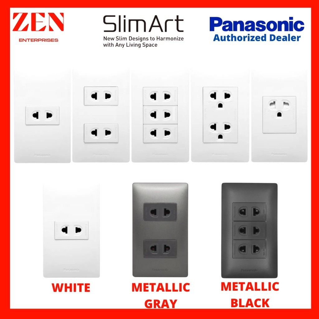 Slim Art Wsag Series Universal Outlet Pana sonic | Shopee Philippines