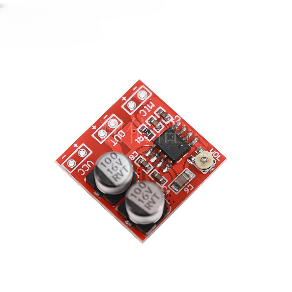 LM386 Stop Microphone Head Amplifier Board Microphone Amplifier Module ...
