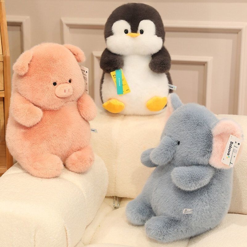 Hot SellingNew Bobova Lazy Series Plush Toy Cute Penguin Doll Raccoon ...