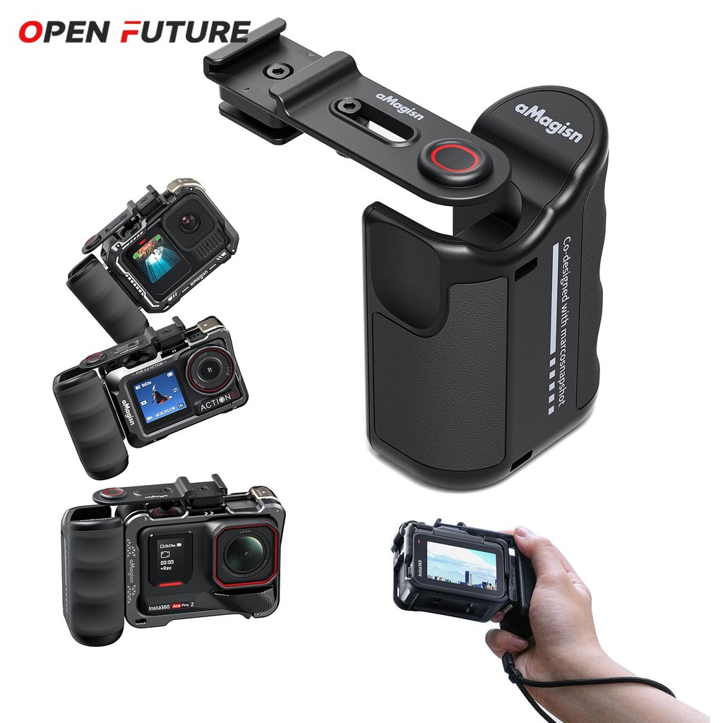 Universal Street Photography Handle Grip For GoPro Hero 13/12/11/10/DJI ...