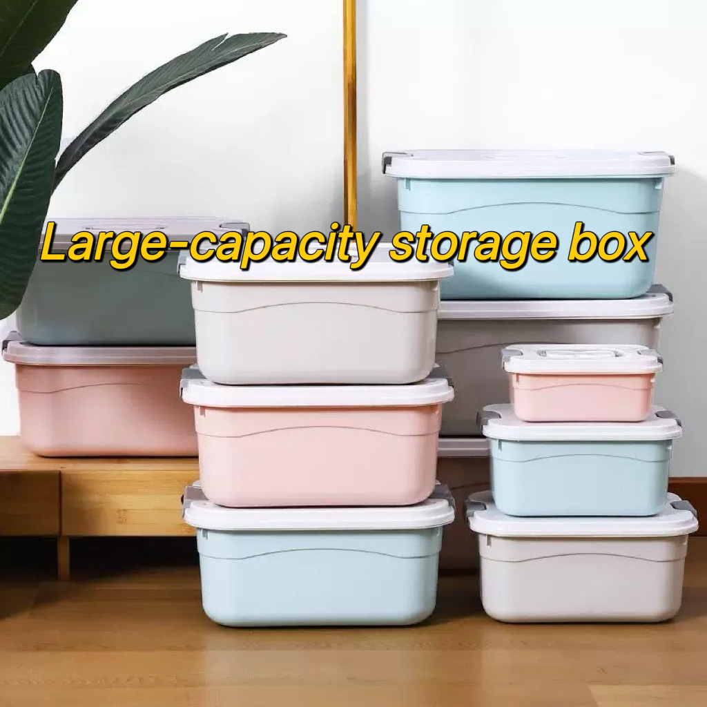 LOVE Stackable Plastic Storage Box Capacity Stackable Clothes Toys ...