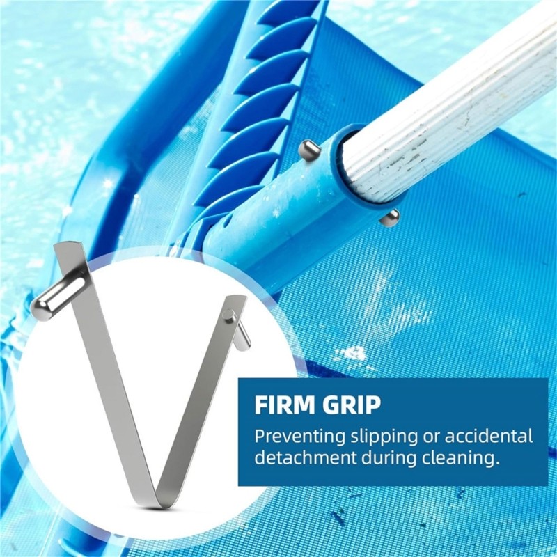 cc Premium Swimming Pool V Clip Clamp Corrosion Proof Stainless Steel ...