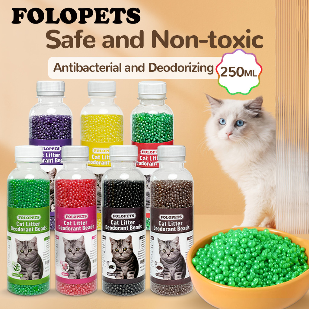 FOLOPETS Pet Cat Litter Box Deodorizer Crystal Cat Litter Box ...