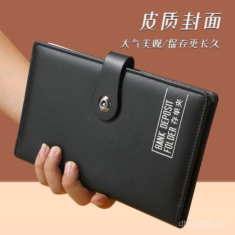 Bankbook Storage Booklet Check Folder Collection Book Deposit Slip ...