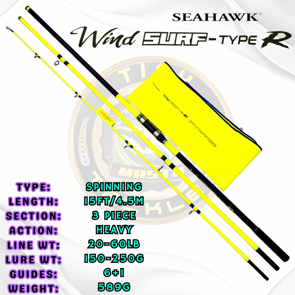 SEAHAWK WIND SURF TYPE-R ROD PANTAI SURF ROD | Shopee Philippines