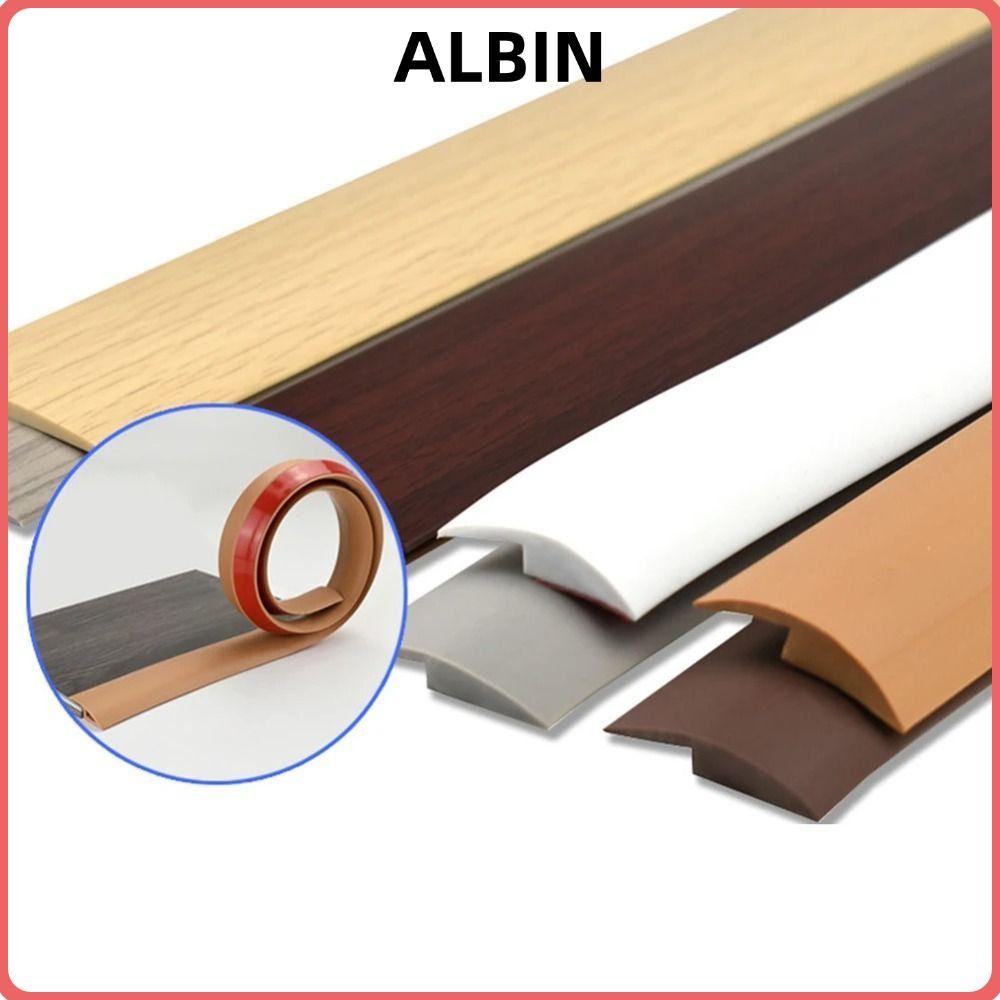 ALBIN Floor Transition Strip, Self Adhesive Cuttable Threshold Cover ...