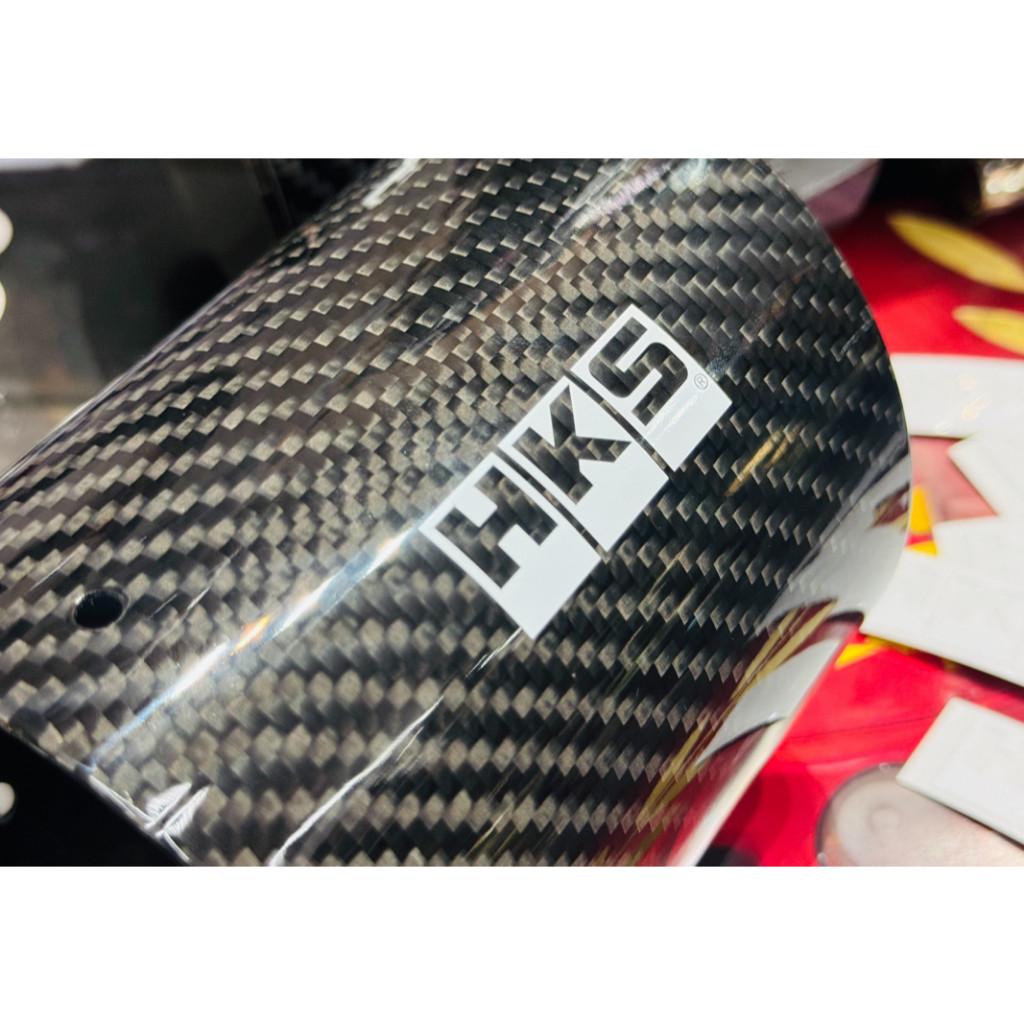 Sticker HKS Exhaust pipe stickers Carbon Ends For Laptops Water Glass ...