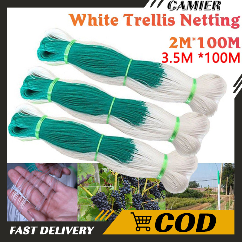Garden Plant Climbing Net cucumber vegetables trellis net White Nylon ...