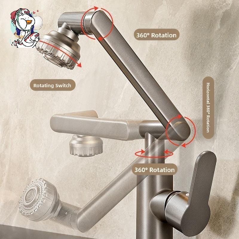 Household Hot and Cold Wash Basin Faucet Multi-function Booster ...