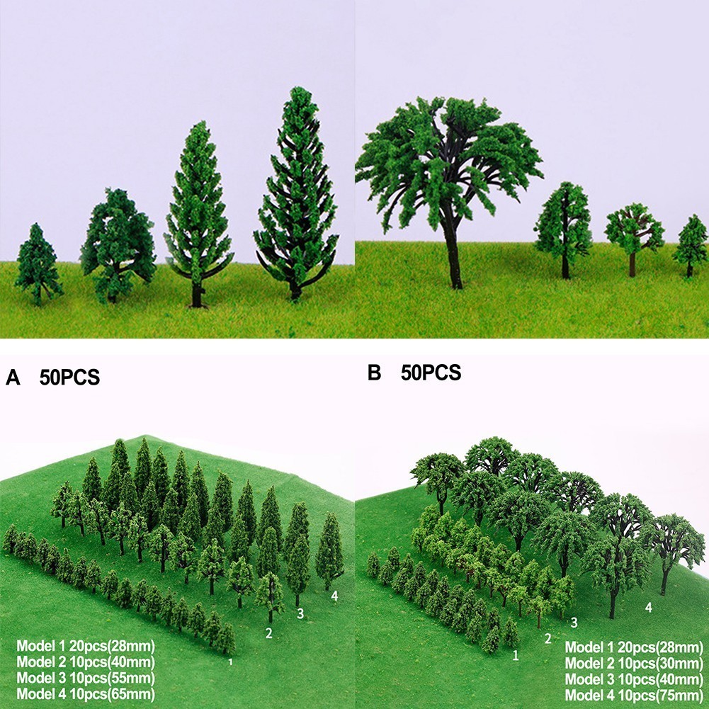 Realistic Appearance with Miniature Trees for Model Train Landscapes ...
