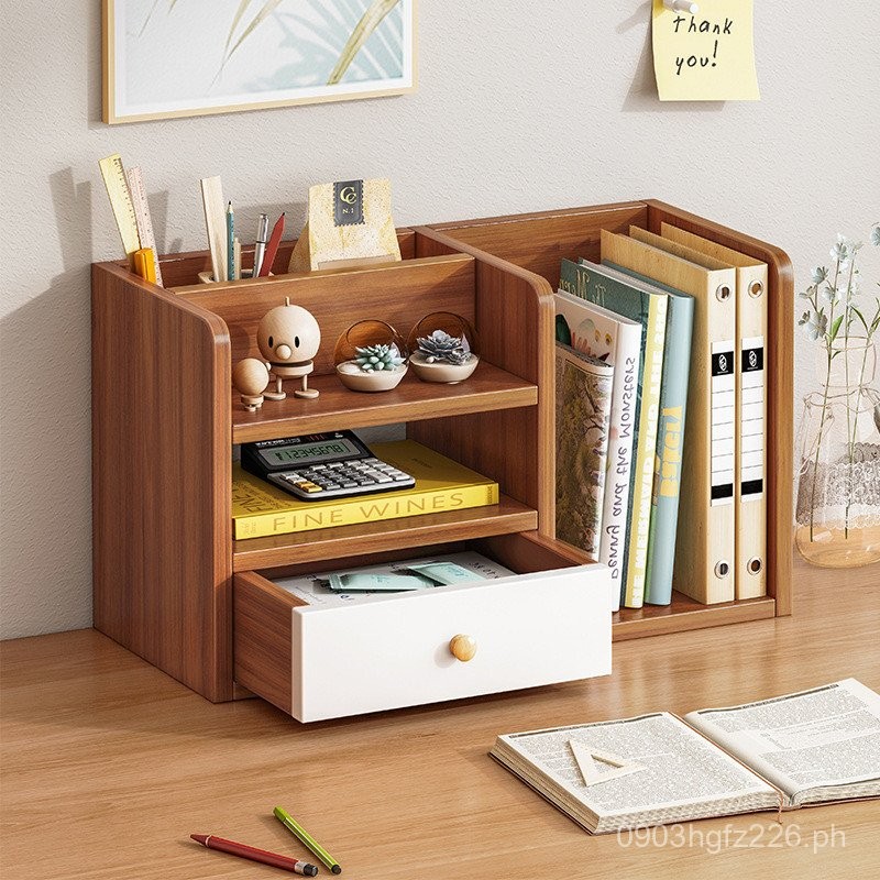 Desktop Cabinet Student Storage Desktop File Rack Small Storage Rack ...