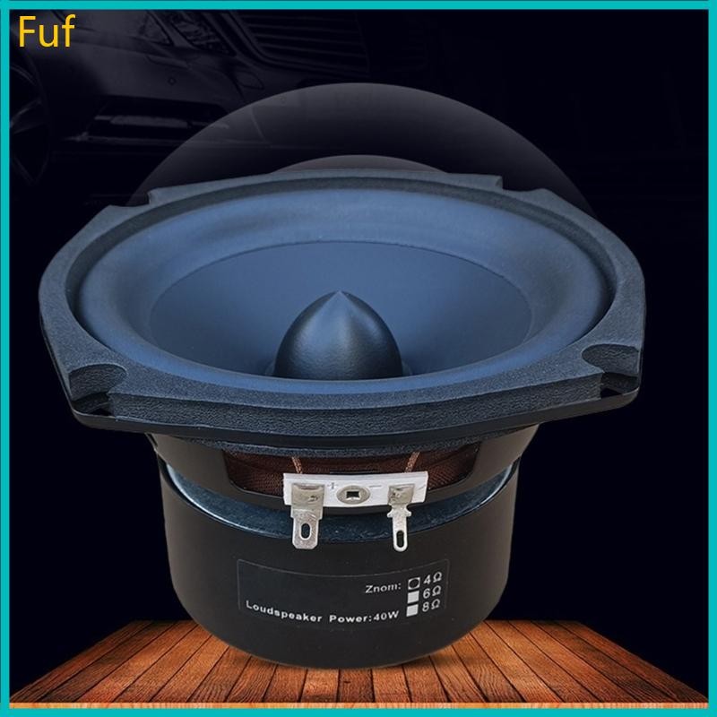 Fuf Square 5 25inch Bass Speaker System Metal Housing Rubber Surround ...