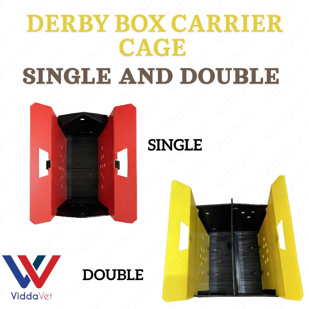 Portable Derby Box Single and Double Carrier for Gamefowl and Birds ...