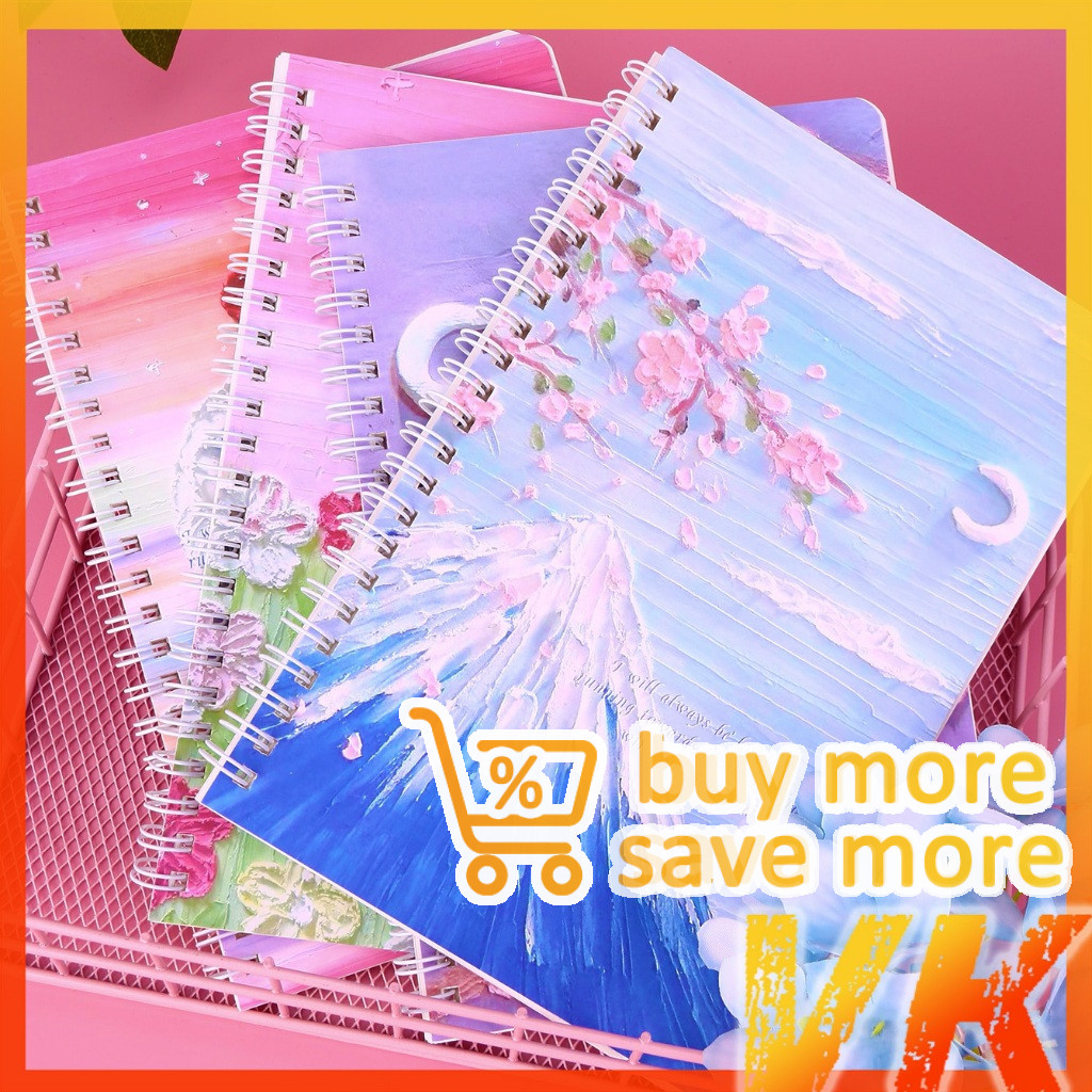 VK 50Designs A5 Spiral Notebook Coil Notebook Aesthetic Notebooks for ...