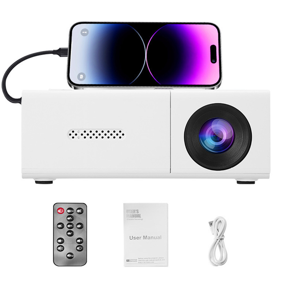 1080P LED Mini Projector with Remote Control Portable Projector ...
