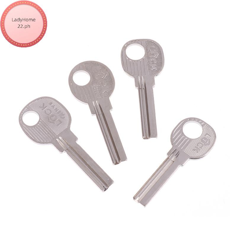 LadyHome22 10Pcs Silver Color Metal Key Embryo Square Key Blank ...