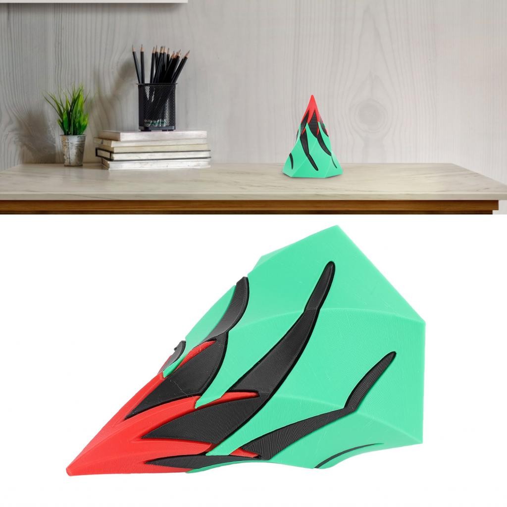 3D Printed Spiral Cone Volcano Modeling Brightly Colored Fidget Toy ...
