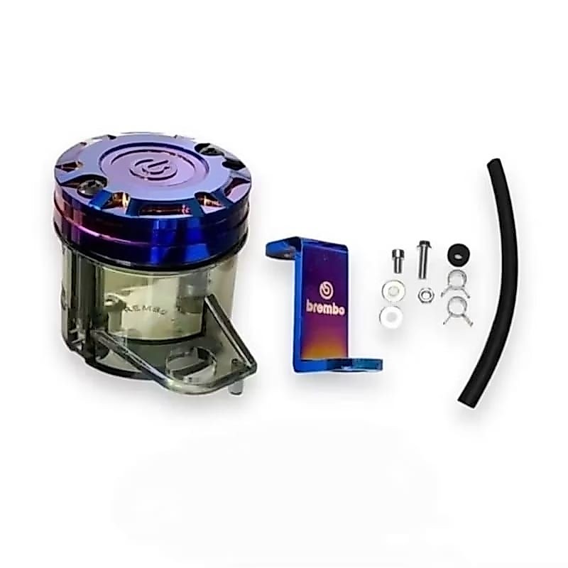 Brake Fluid Tank Two-ToneBIG Plus Bracket & Tube BIG Universal ...