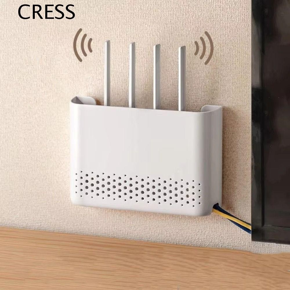 CRESS Wireless Router Rack, ABS Wall Mounted Router Storage Box ...