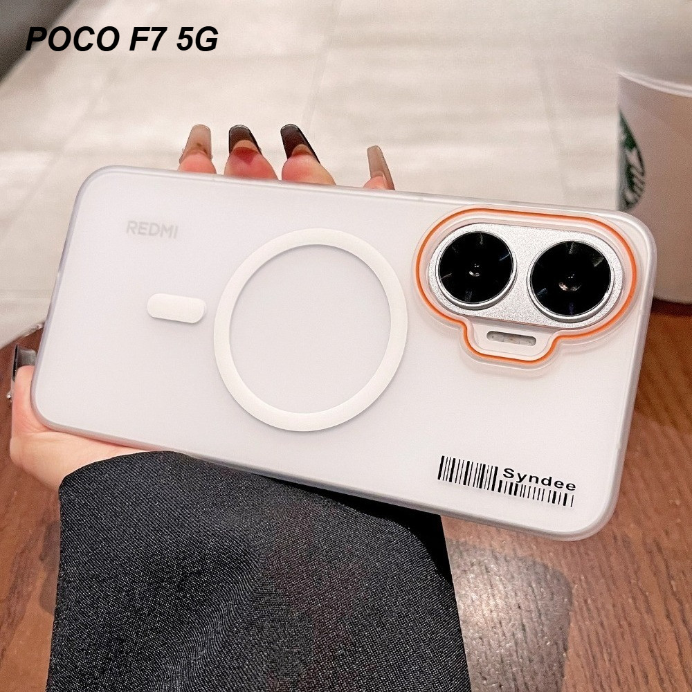 Translucent magnetic phone case XIAOMI POCO F7 F6 F5 X7 X5 M6 Pro POCO ...