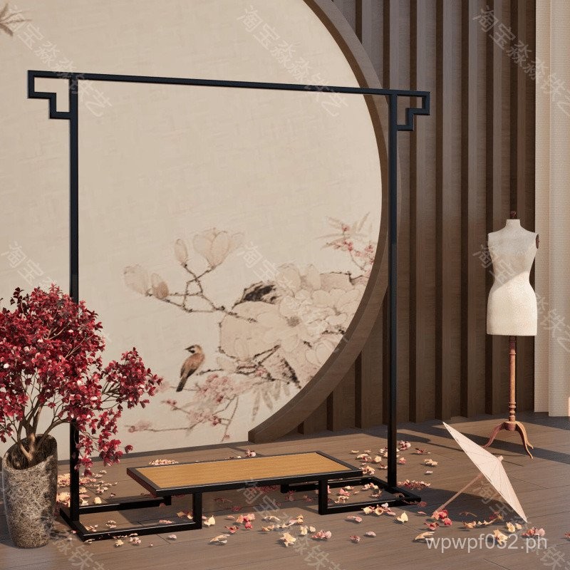 Trailing Rack Chinese Style Display Rack Wedding Studio Studio Rack ...