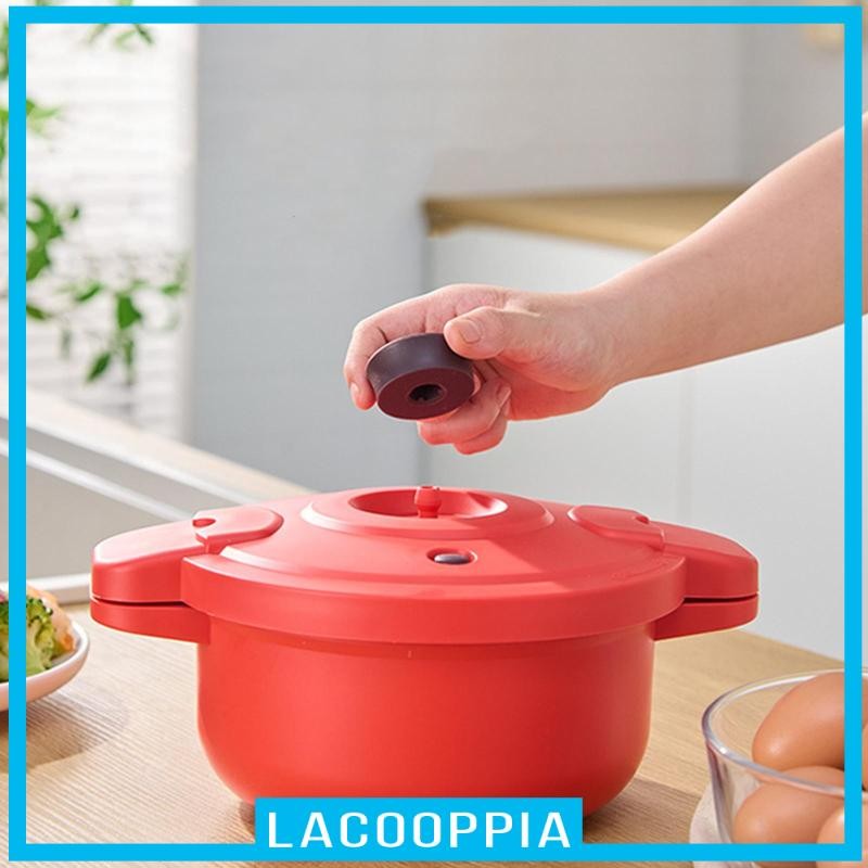 Microwave Pressure Cooker Fireless Small Easy Clean Locking Lid Cooking ...