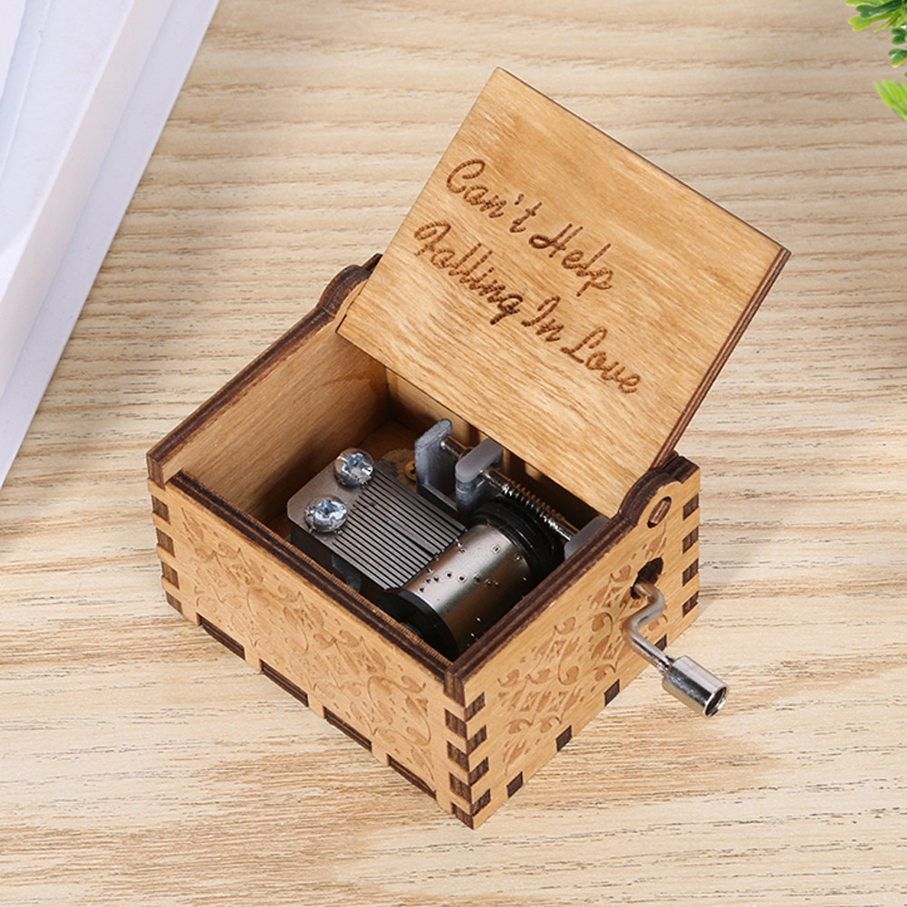 Wooden Graduation Music Box Exquisite Household Mini Ornaments Creative ...
