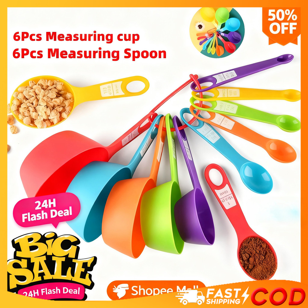 12 pcs measuring cup and spoon set for baking measuring pitcher ...