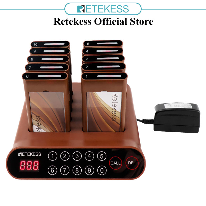 RETEKESS T116A Cheapest Restaurant Pager Waiter Calling System Food ...