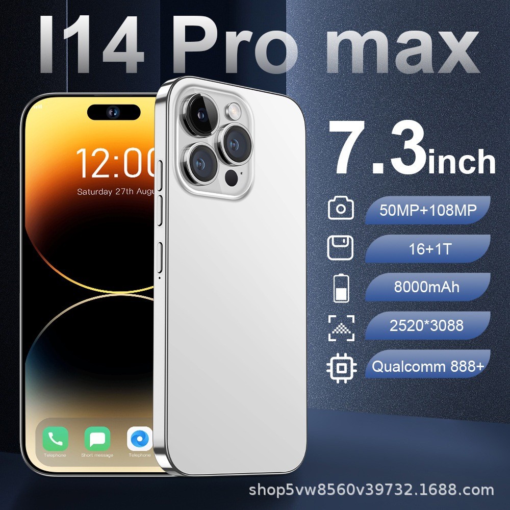 BUY 1 TAKE 1 I14 Pro Max Cellphone Original 5G 16GB+1TB Smartphone ...