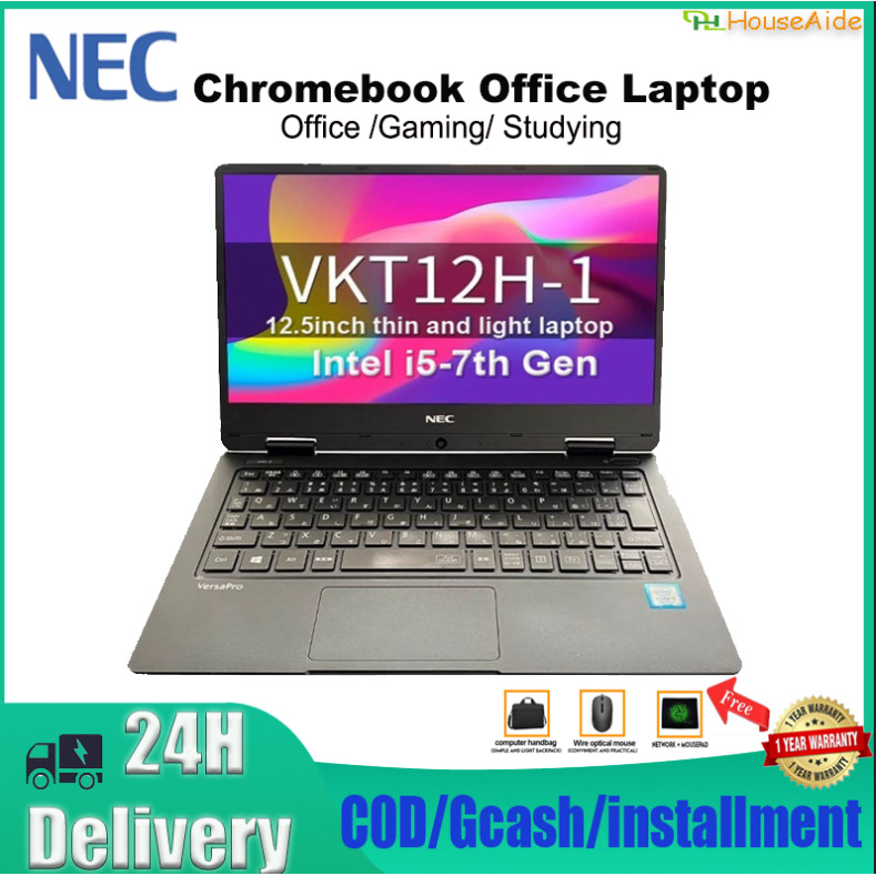 12.5inch NEC Laptop i5-8th Gen with 8G RAM and 512G ssd Thin and