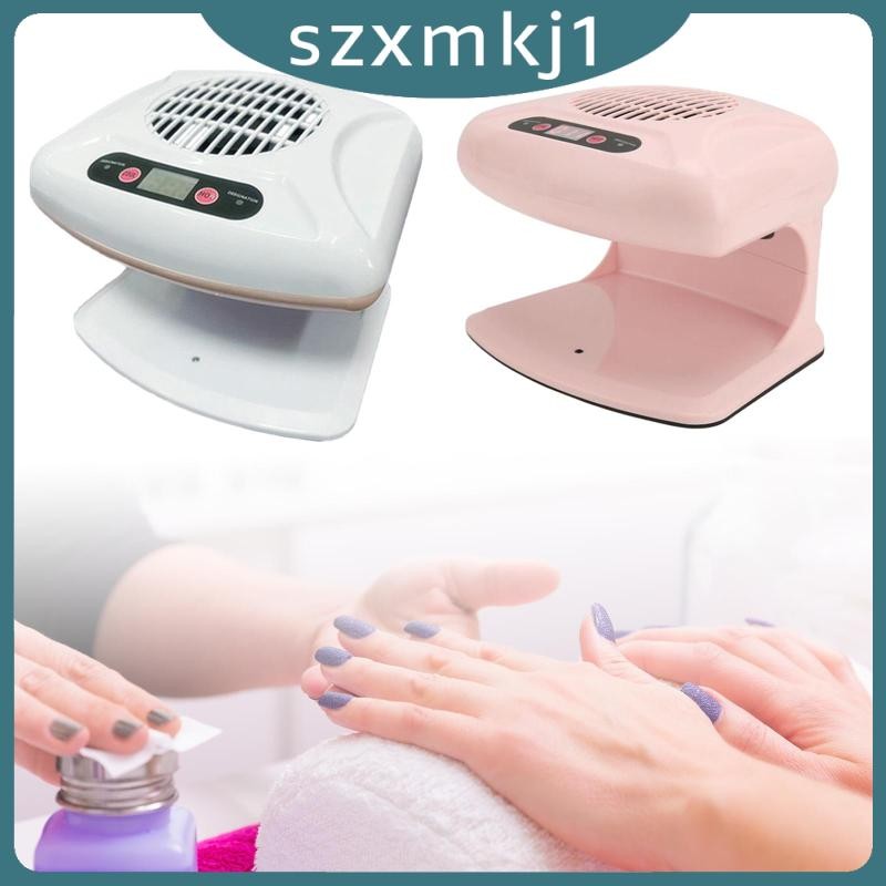 [Szxmkj1] Portable Air Nail Fan Automatic Sensor hot cold Wind Quick ...