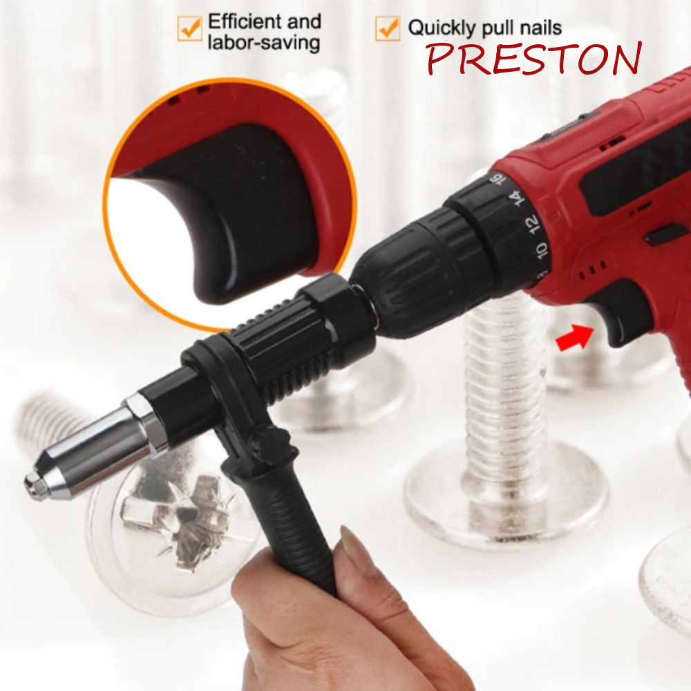 PRESTON Electric Rivet Nut, Professional Grade Electric Powered ...
