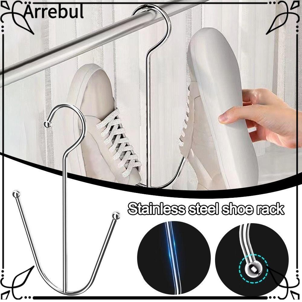ARREBUL Shoe Drying Rack, Space Saving Hanging Shoe Rack, Stainless ...