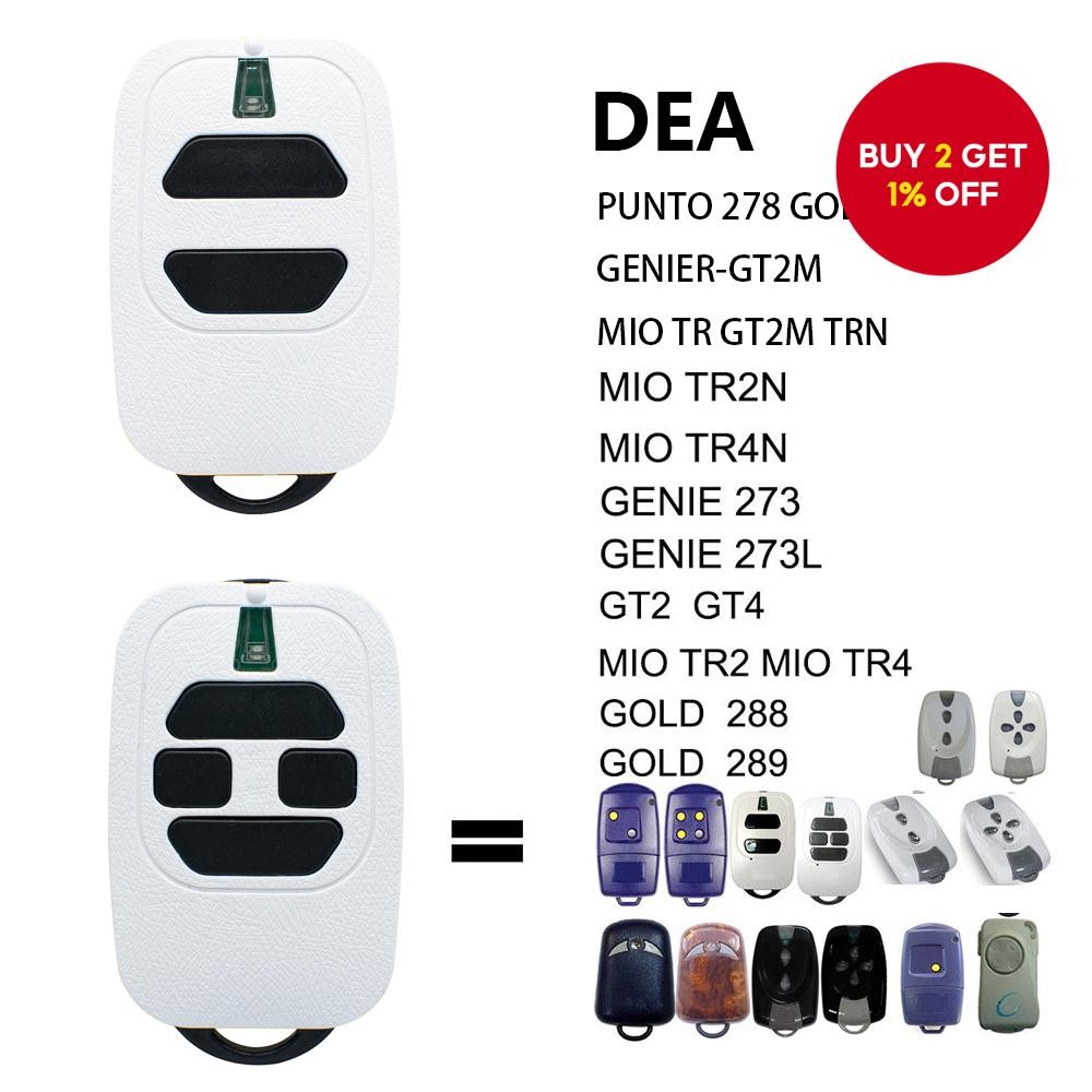 Gate Command Remote Control For DEA GT2 GTI2M MIO TR2 Garage Door ...