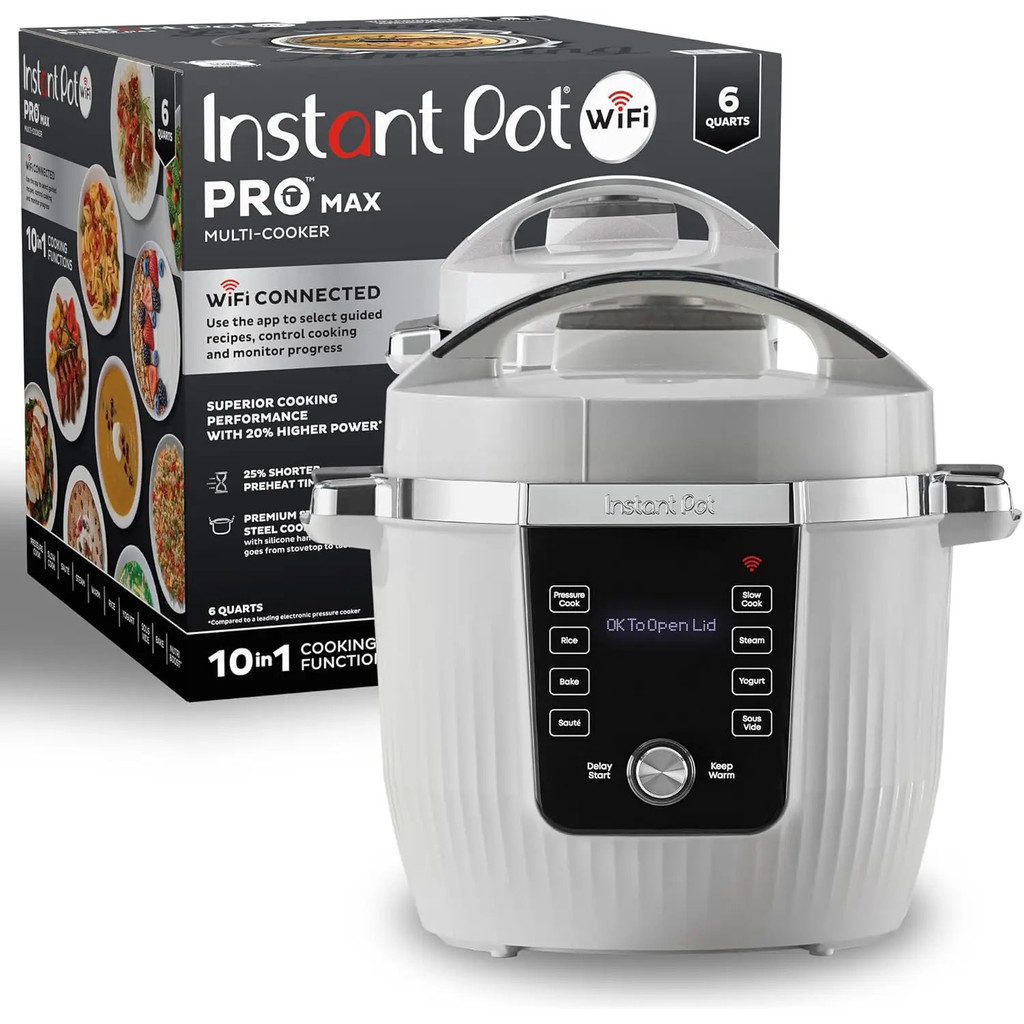 Max Wi-fi Smart 10-in-1 Pressure Cooker, Steamer, Saute, Warmer, Rice ...