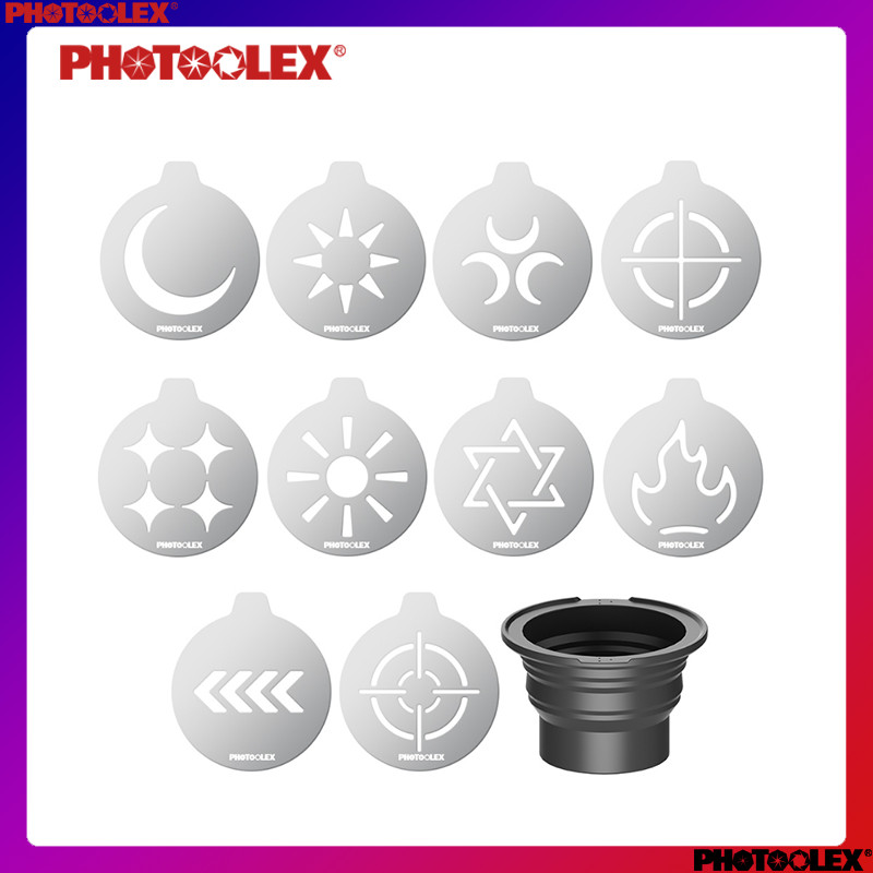 PHOTOOLEX Video Flashlight New Version Magnetic Silicone Set 10pcs ...