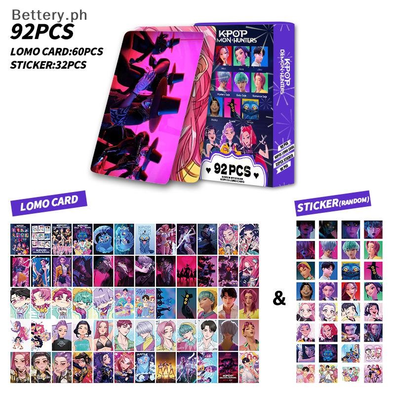 [ety] K-POP Demon Hunter Girl Group Holographic Cards - 92-Piece Anime ...