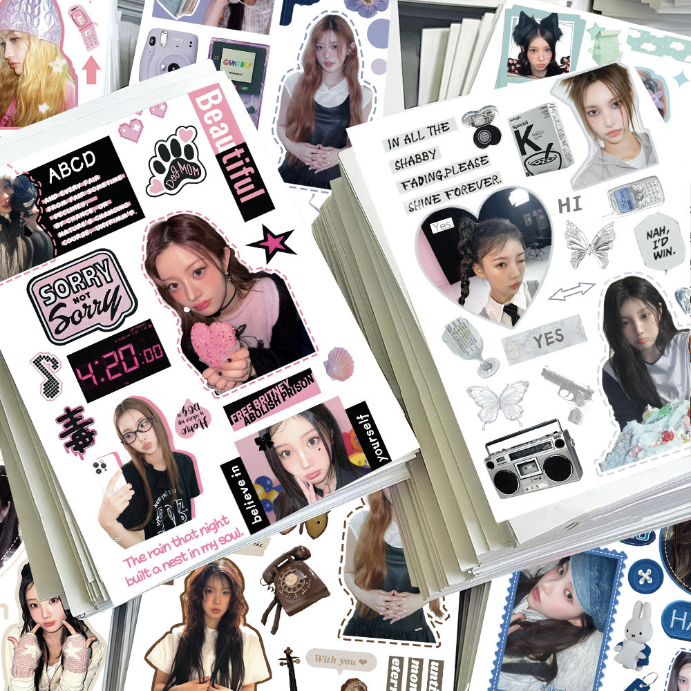 8-96pcs/set ILLIT I'LL LIKE YOU SUPER REAL ME Photo Stickers YUNAH ...
