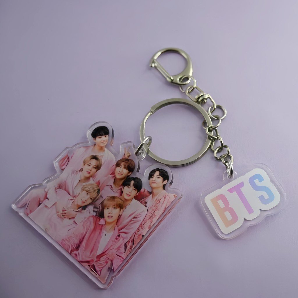 Kpop BTS Lightstick Pendant Keychain light stick keyring Jewelry Bag