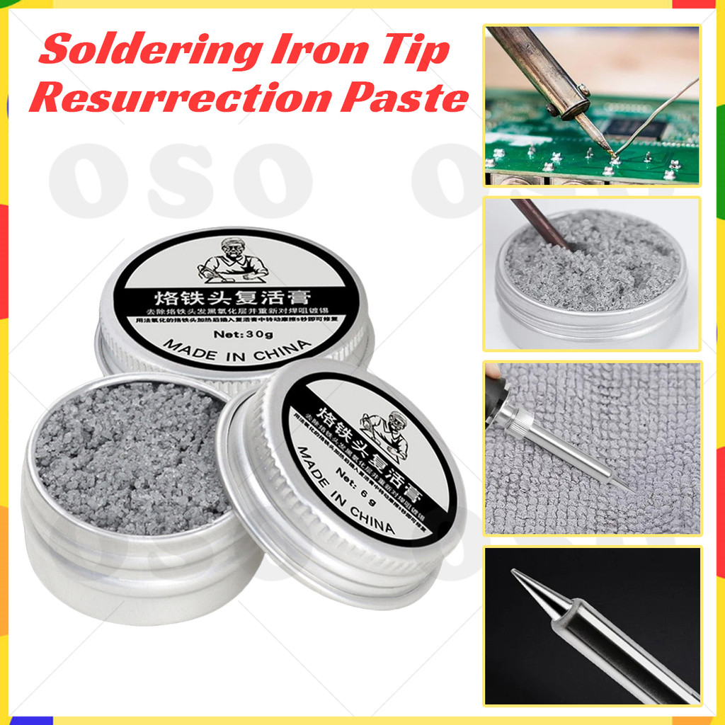 Soldering Iron Tip Resurrection Paste Tinner Cleaner Quick Repair Lead