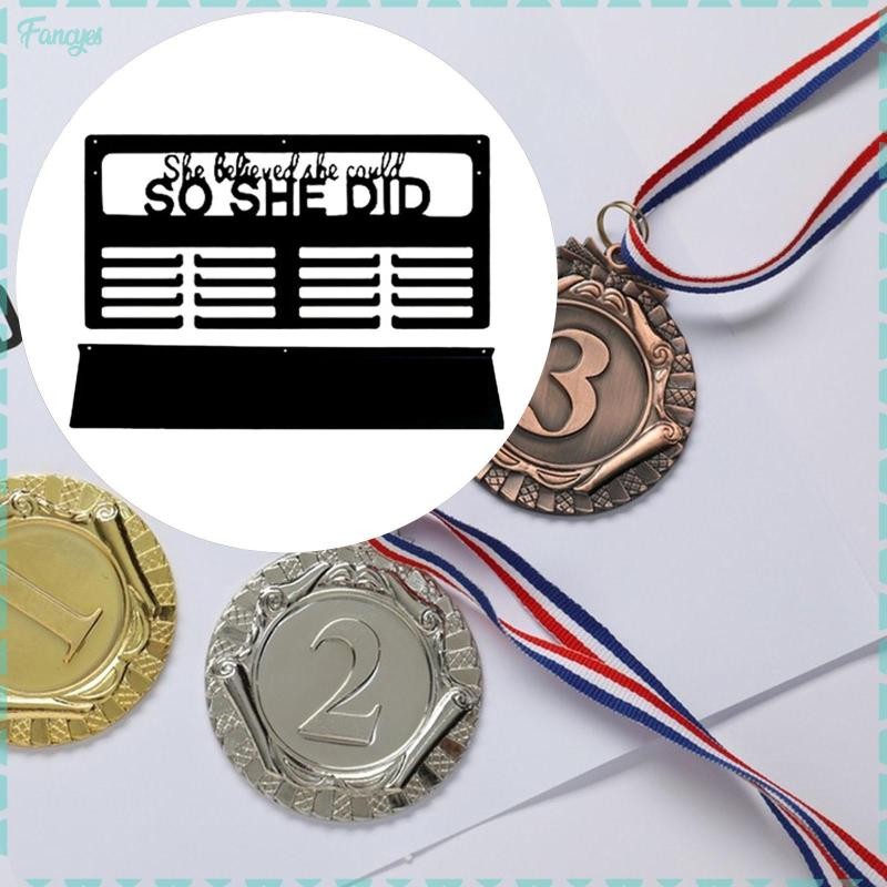 Medal Hanger Display Rack Iron Award Ribbon Organizer Sturdy Trophy ...