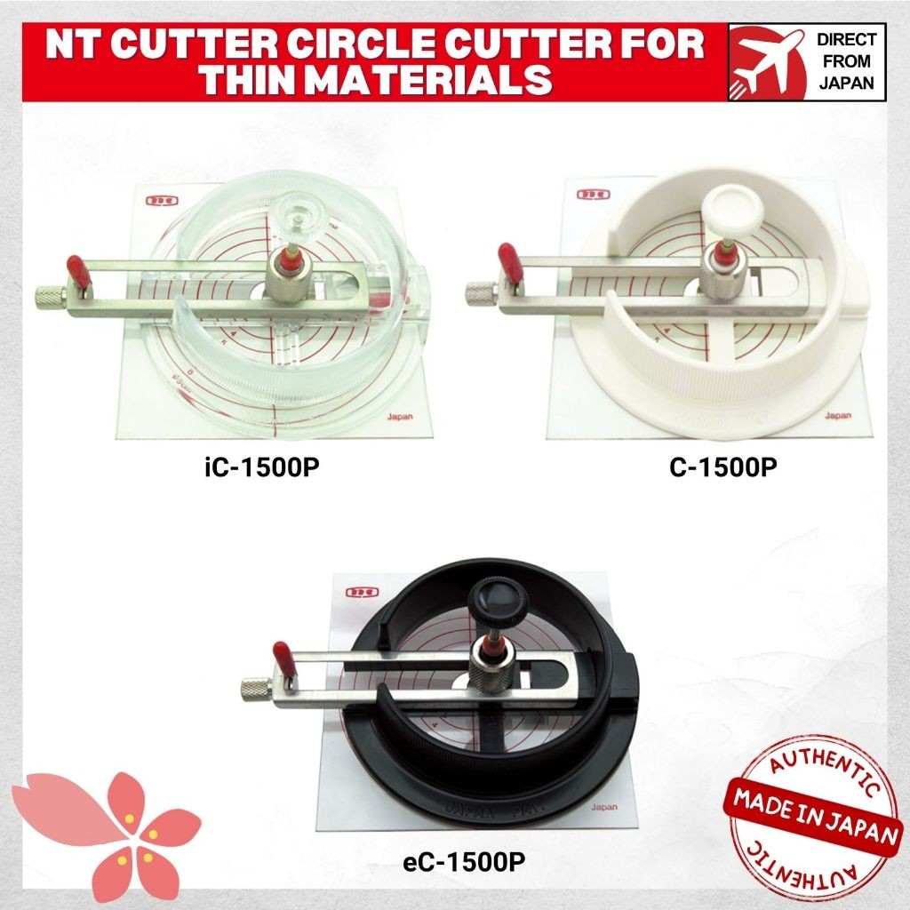NT Cutter Circle Cutter for Thin Materials | Made in Japan [Direct from ...