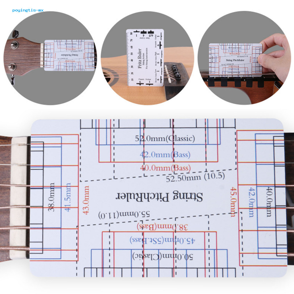 poyingtis String Measurement Ruler Inch and Millimeter Measuring Ruler ...