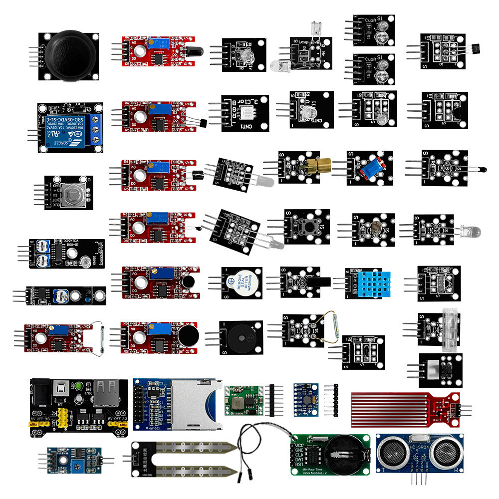 45Sensor Module Learning Experiment Kit Applicable STM32/UNO R3/arduino ...