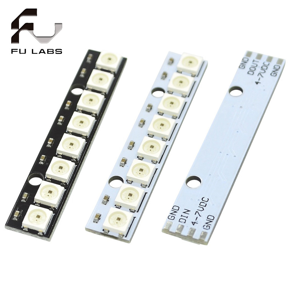 Neopixel Stick - 8 X 5050 RGB Led With Integrated Drivers Arduino ...