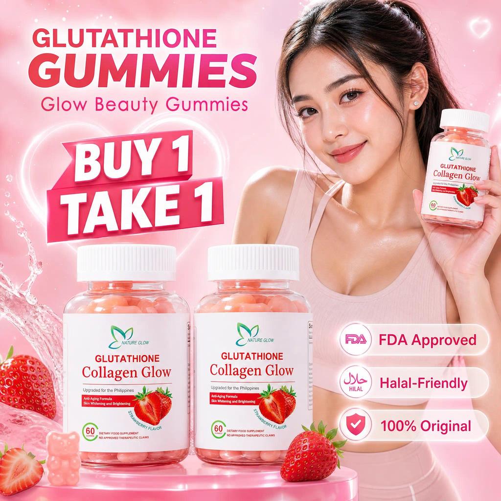glutathione collagen glow nature glow Nature Glow Gummies  Beauty & Skin Nourishing Supplement | 60 Chewables | Best Price Oman Nature Glow Glutathione Collagen Glow